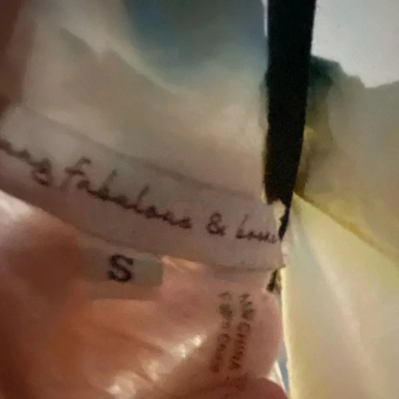 Young Fabulous & Broke Cruz Open Back Ruffled Maxi Dress Papaya Summer of Love S - Picture 13 of 16